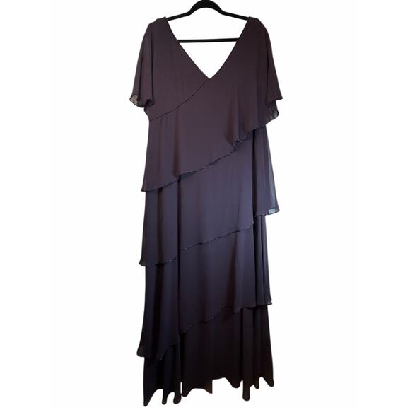 Patra Purple Gown - Size 16 - Picture 3 of 11